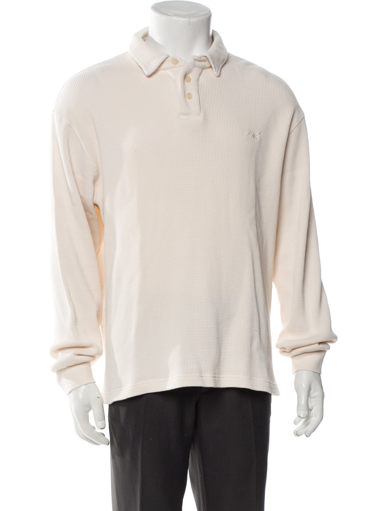 KITH Crew Neck Long Sleeve Polo Shirt