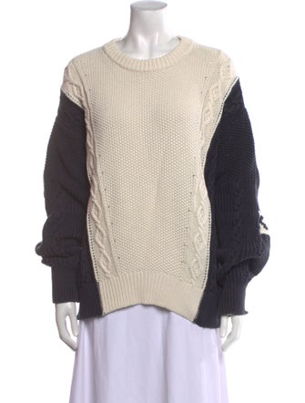 KITH Colorblock Pattern Scoop Neck Sweater