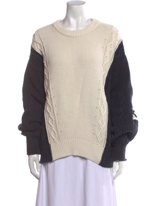 KITH Colorblock Pattern Scoop Neck Sweater