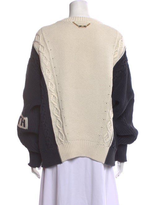KITH Colorblock Pattern Scoop Neck Sweater