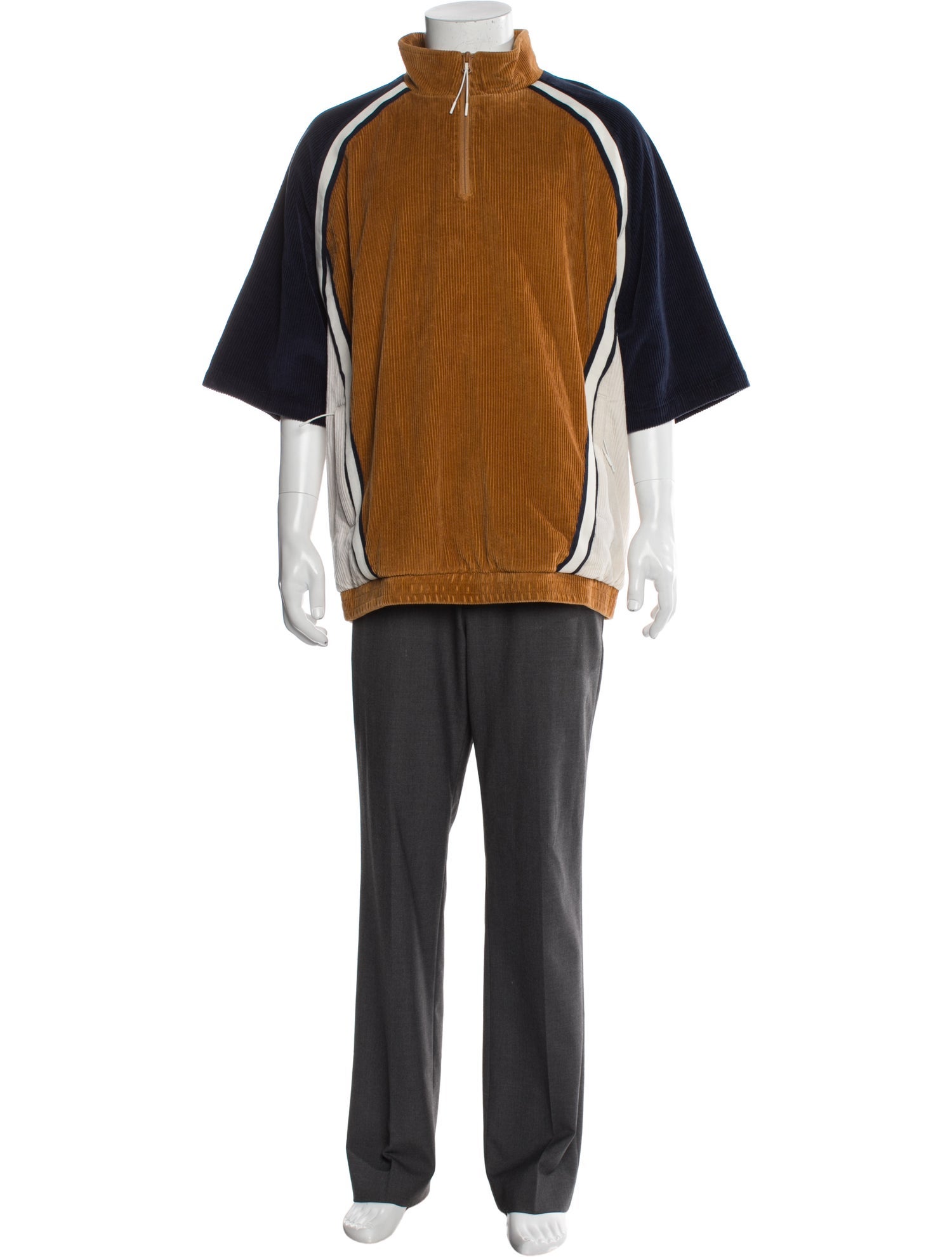 KITH Striped Overcoat