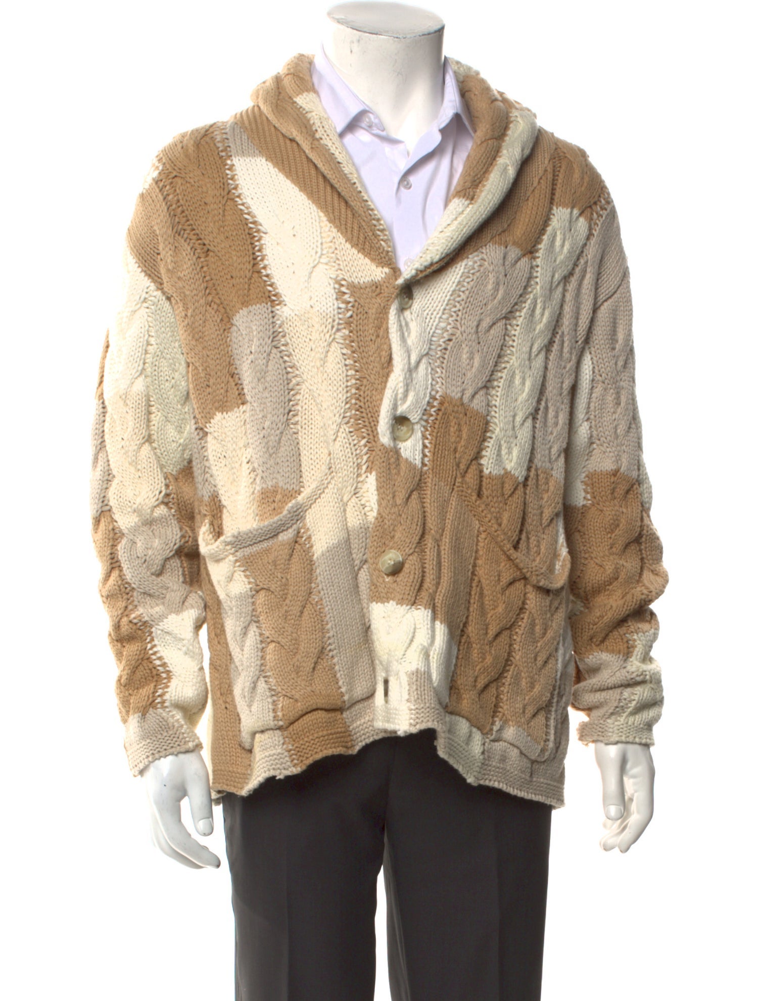 KITH Colorblock Pattern Crew Neck Hoodie