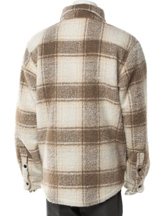 KITH Plaid Print Puffer Coat