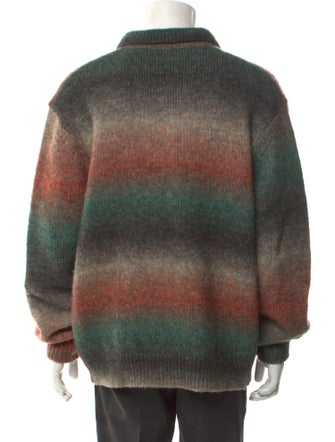 KITH Striped Collar Polo Sweater