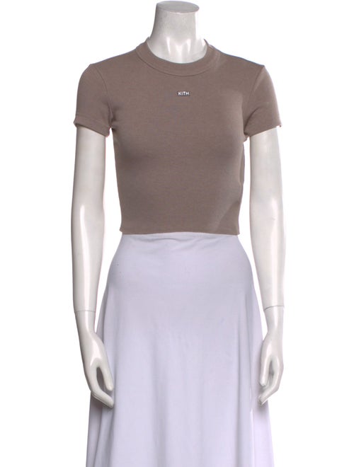 KITH Mock Neck Short Sleeve Crop Top