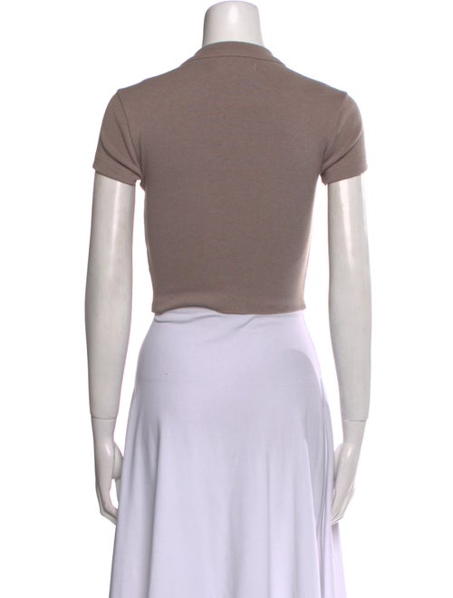 KITH Mock Neck Short Sleeve Crop Top