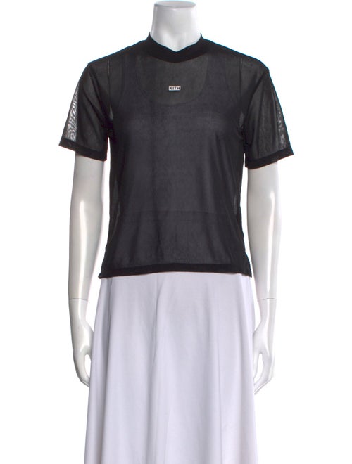 KITH Mock Neck Short Sleeve Crop Top