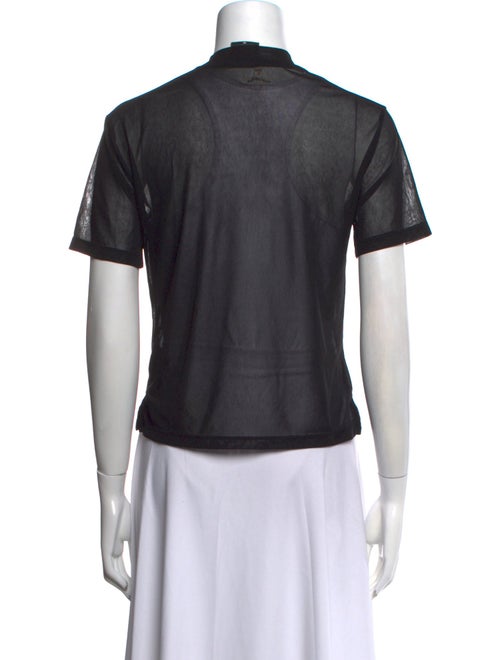 KITH Mock Neck Short Sleeve Crop Top