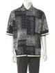 KITH Paisley Print Three-Quarter Sleeve Shirt