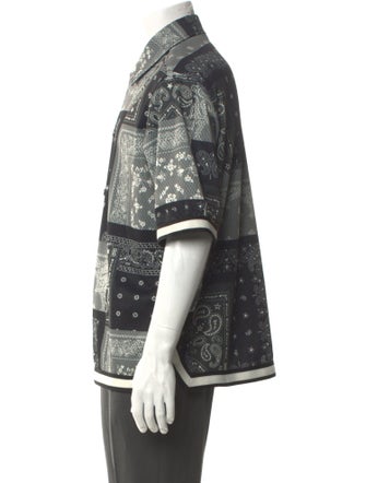 KITH Paisley Print Three-Quarter Sleeve Shirt