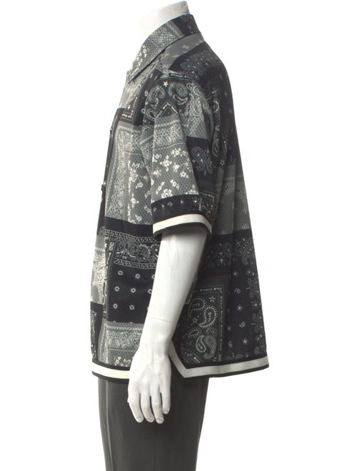 KITH Paisley Print Three-Quarter Sleeve Shirt