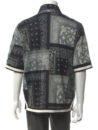 KITH Paisley Print Three-Quarter Sleeve Shirt