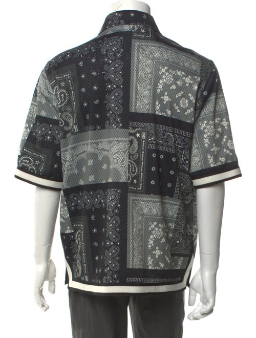 KITH Paisley Print Three-Quarter Sleeve Shirt