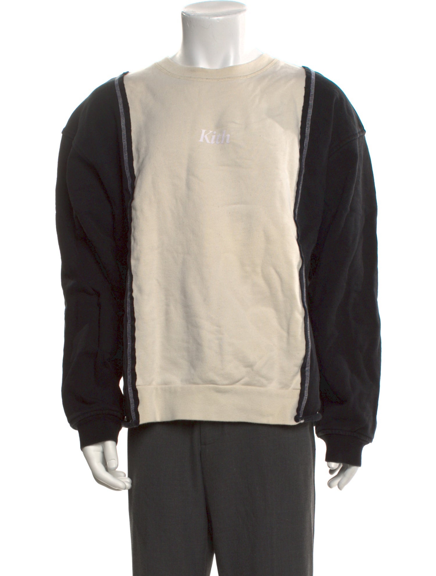 KITH Colorblock Pattern Crew Neck Pullover