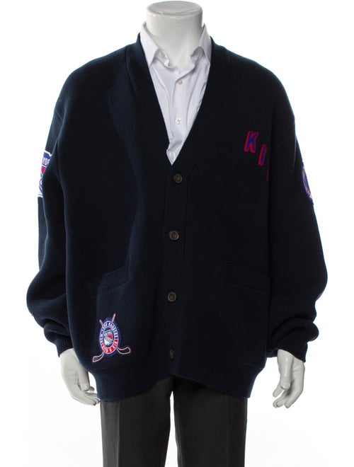 KITH Graphic Print V-Neck Cardigan