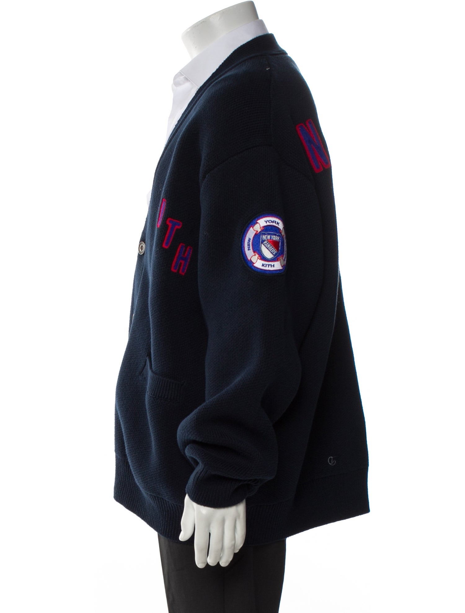 KITH Graphic Print V-Neck Cardigan