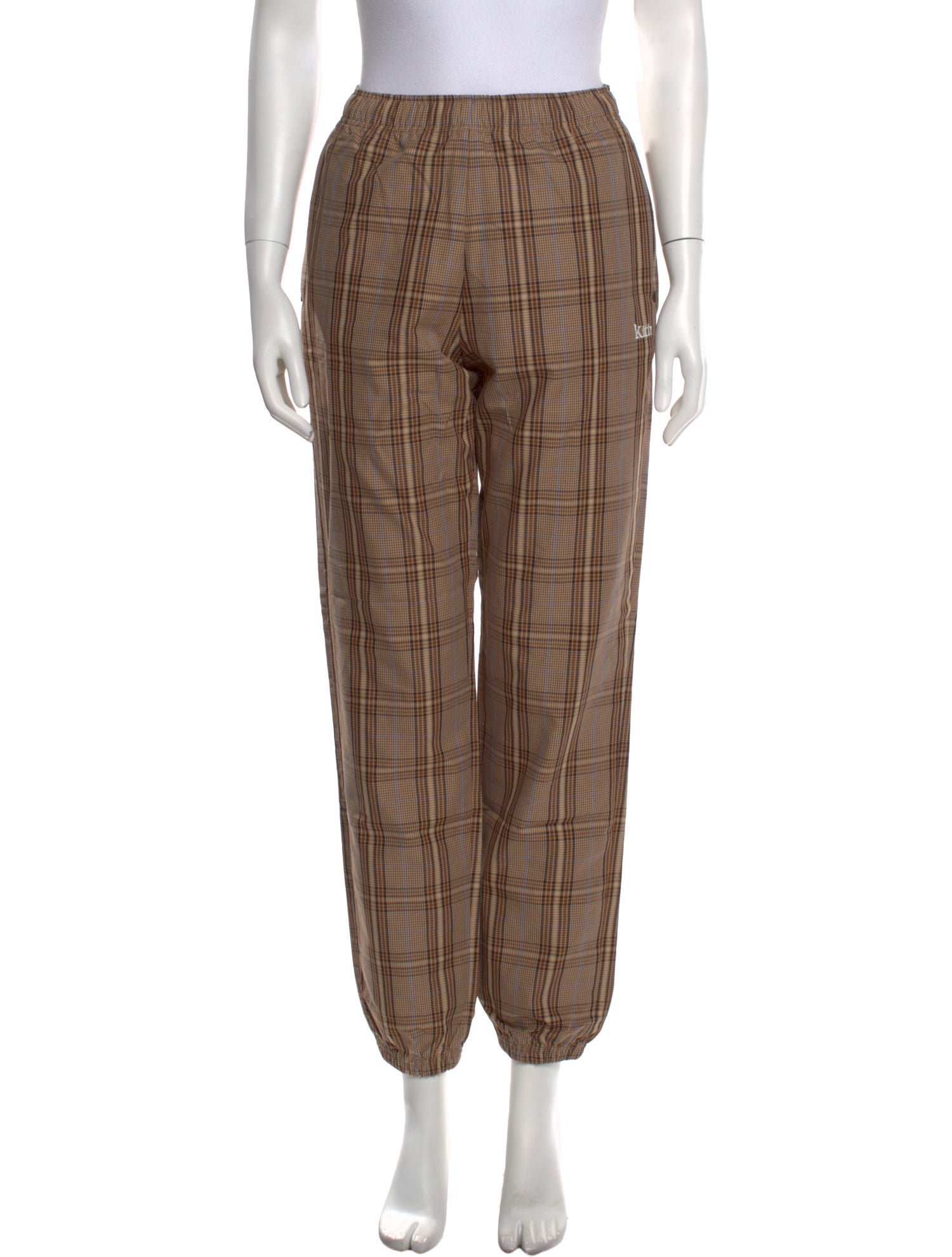 KITH Plaid Print Skinny Leg Pants