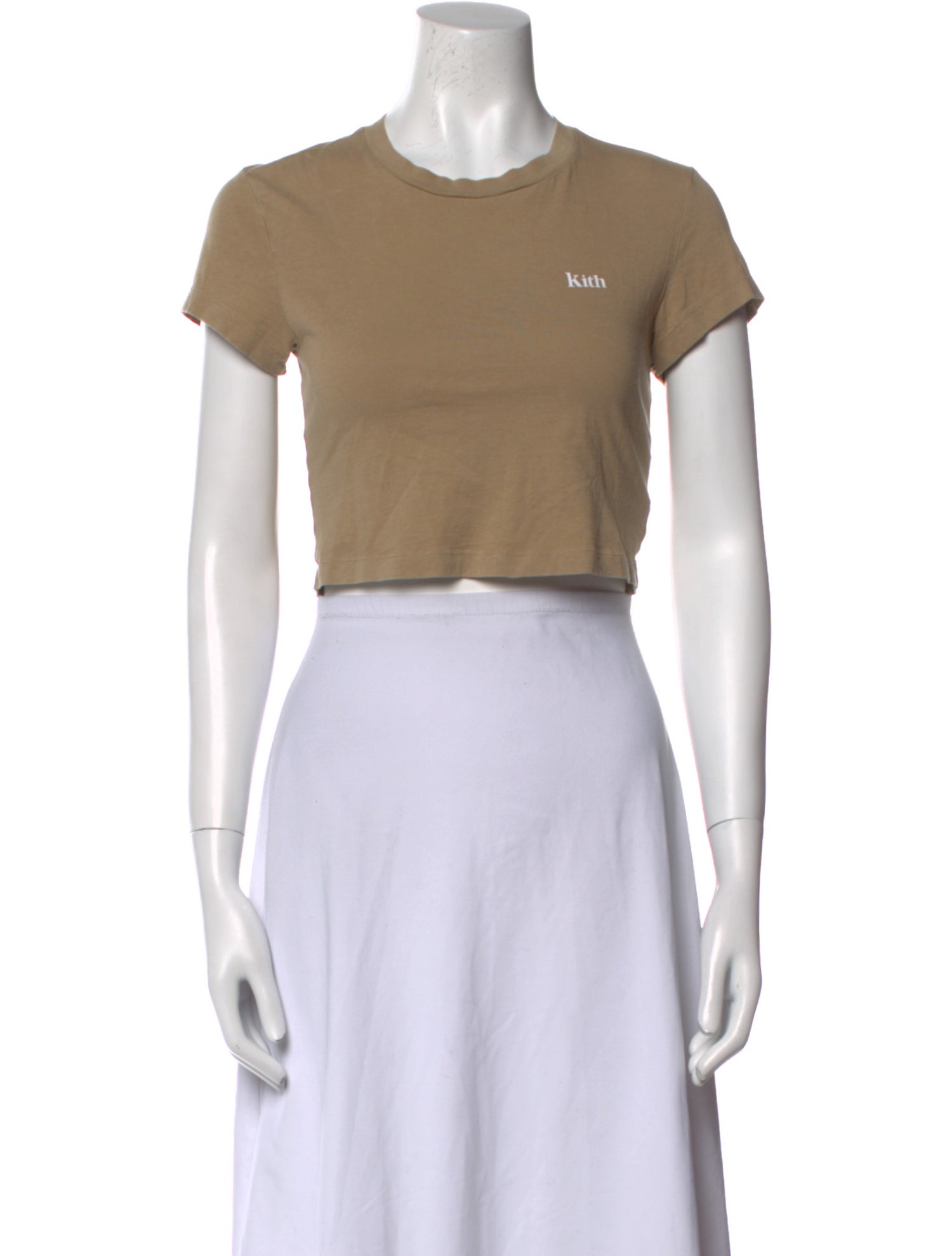KITH Crew Neck Short Sleeve Crop Top