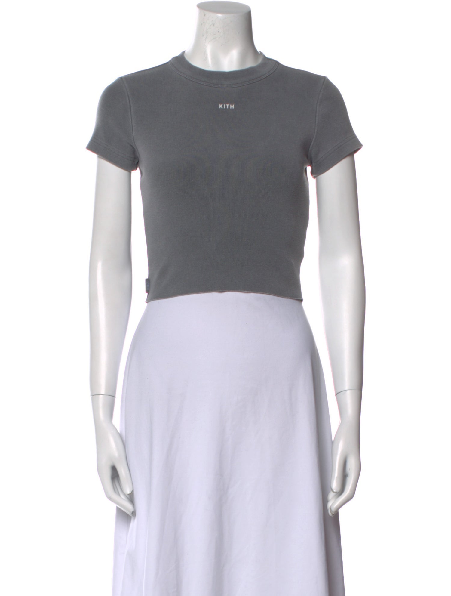 KITH Crew Neck Short Sleeve Crop Top