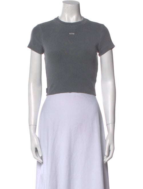 KITH Crew Neck Short Sleeve Crop Top