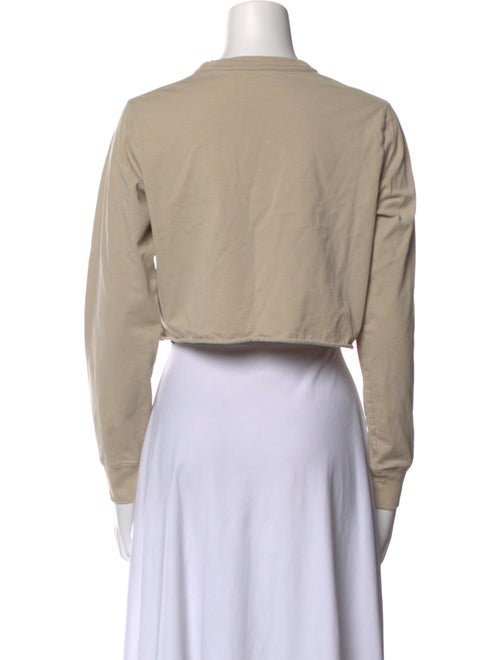 KITH Crew Neck Long Sleeve Crop Top