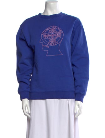 Brain Dead Graphic Print Crew Neck Sweatshirt