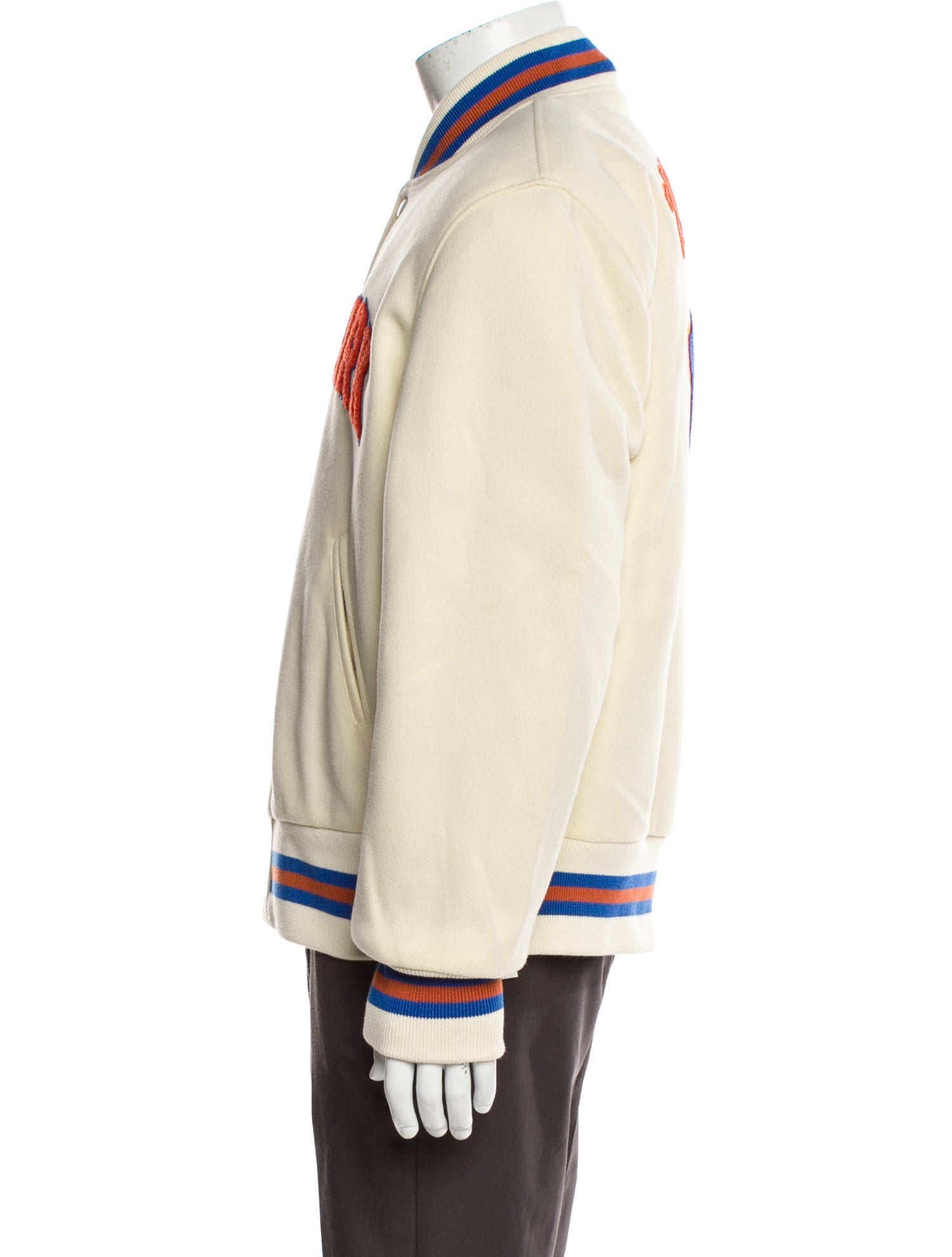 KITH Wool Graphic Print Varsity Jacket