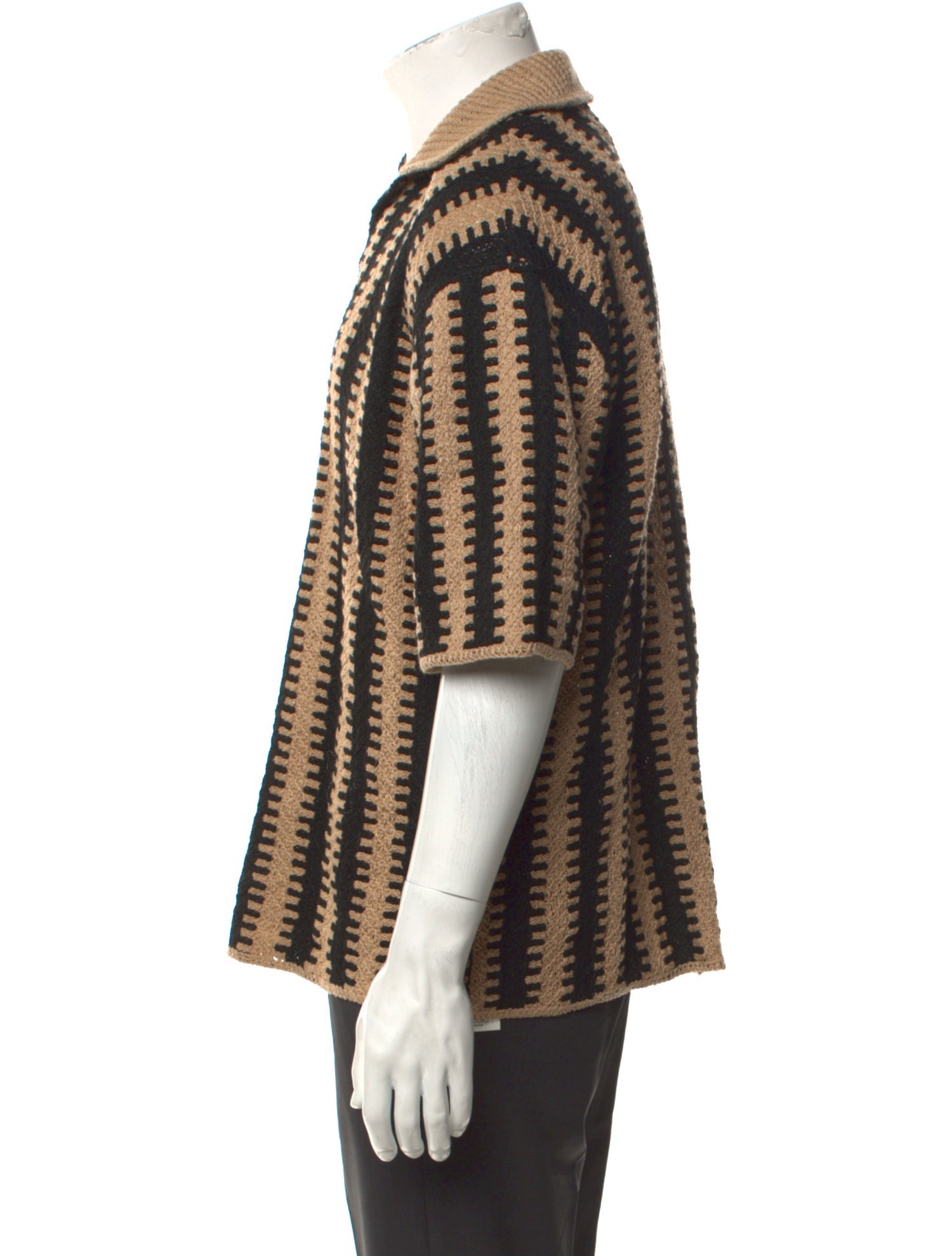 KITH Striped Collar Polo Shirt w/ Tags