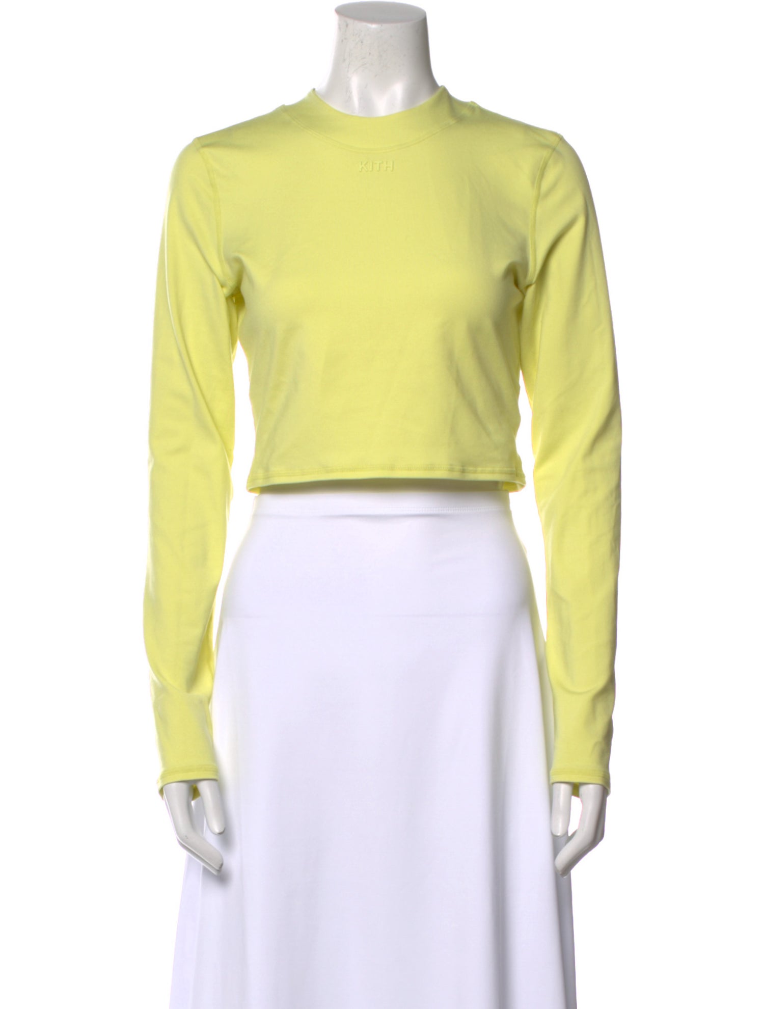 KITH Nylon Crew Neck Crop Top