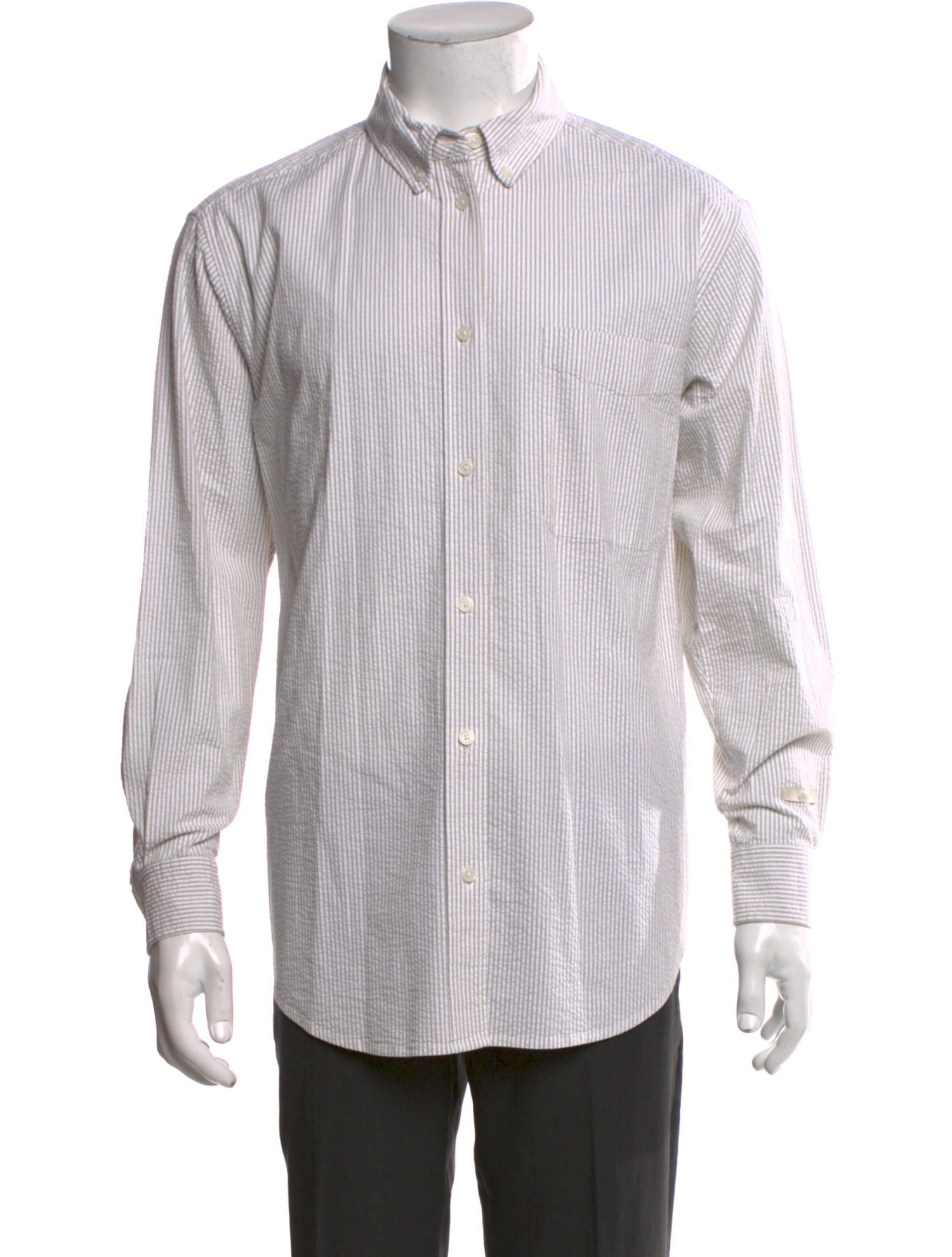 KITH Striped Long Sleeve Dress Shirt