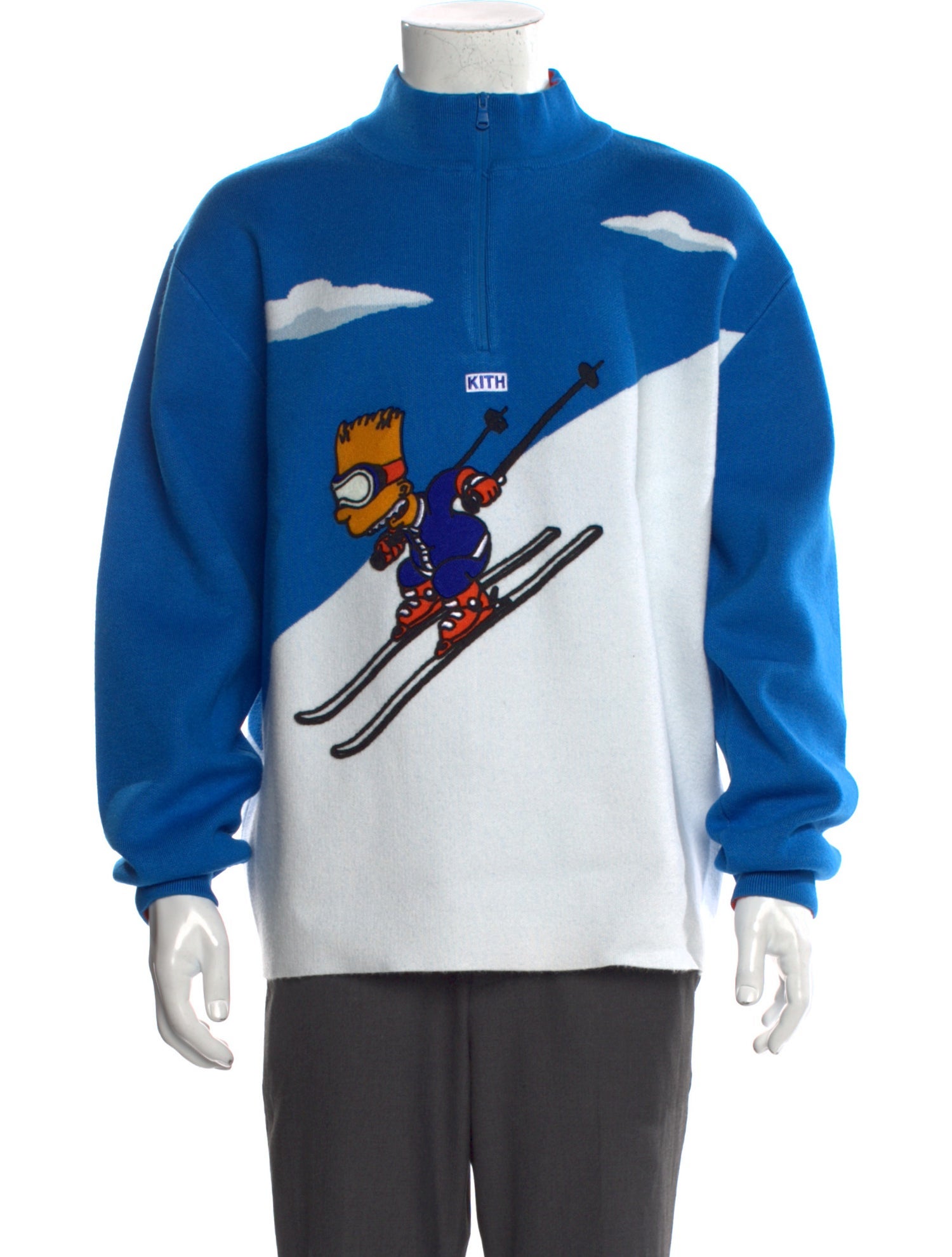 KITH Graphic Print Mock Neck Sweatshirt w/ Tags