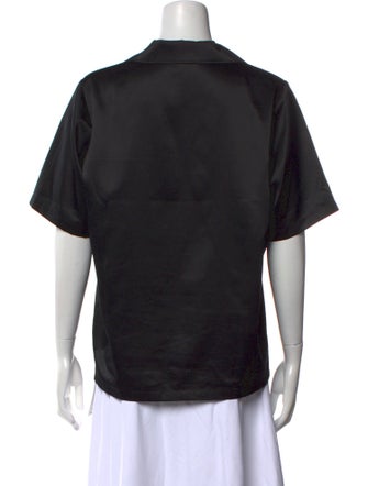 KITH V-Neck Short Sleeve Button-Up Top