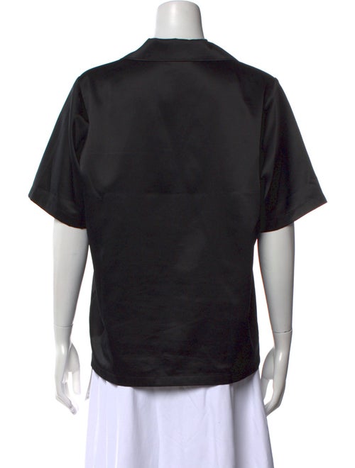 KITH V-Neck Short Sleeve Button-Up Top