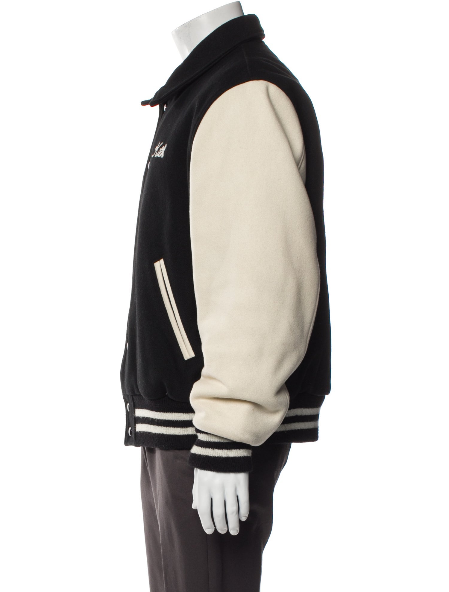 KITH Wool Striped Varsity Jacket