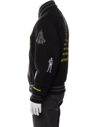 KITH Wool Graphic Print Varsity Jacket