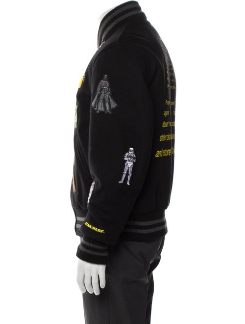 KITH Wool Graphic Print Varsity Jacket