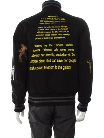 KITH Wool Graphic Print Varsity Jacket