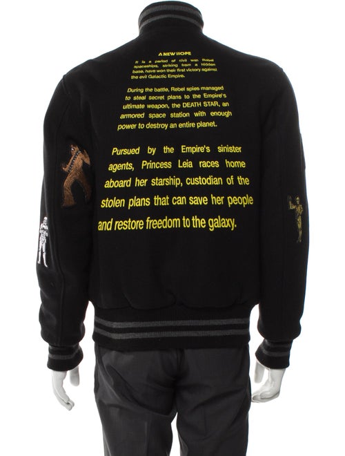 KITH Wool Graphic Print Varsity Jacket