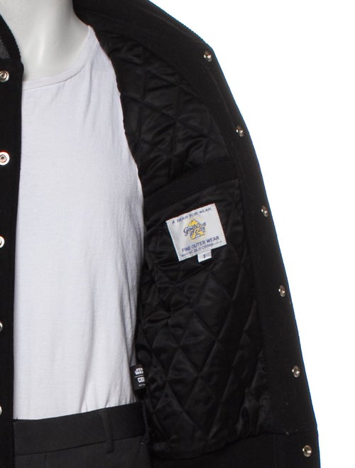 KITH Wool Graphic Print Varsity Jacket