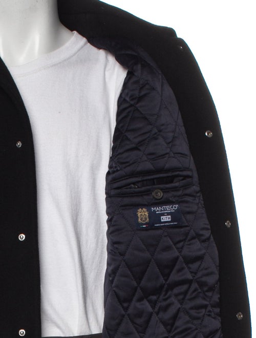 KITH Virgin Wool Graphic Print Varsity Jacket