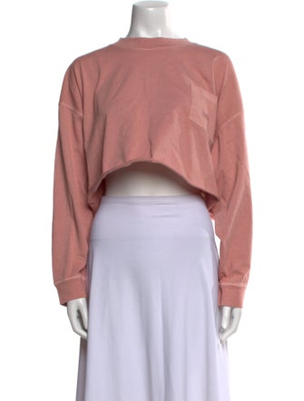 KITH Mock Neck Long Sleeve Crop Top