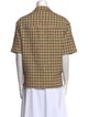 KITH Plaid Print Short Sleeve Button-Up Top