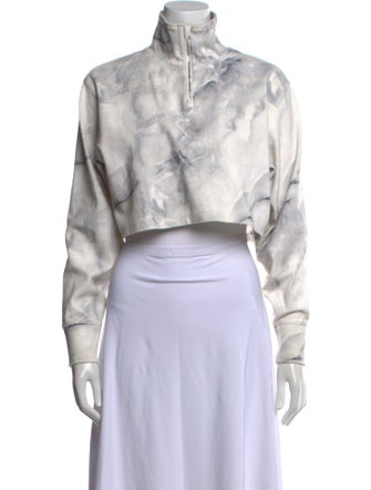 KITH Mock Neck Long Sleeve Crop Top