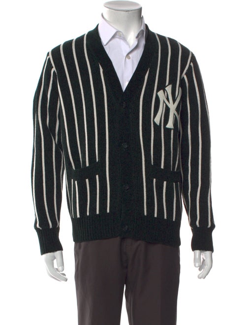 KITH Striped V-Neck Cardigan
