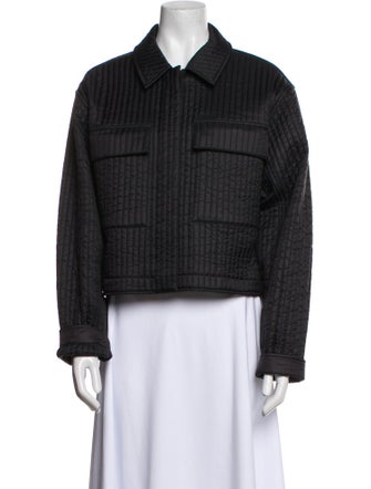 KITH Nylon Plaid Print Down Jacket