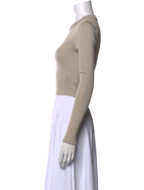 KITH Crew Neck Long Sleeve Crop Top