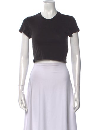 KITH Crew Neck Short Sleeve Crop Top