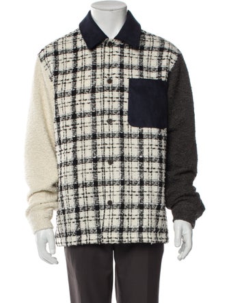 KITH Plaid Print Trucker Jacket