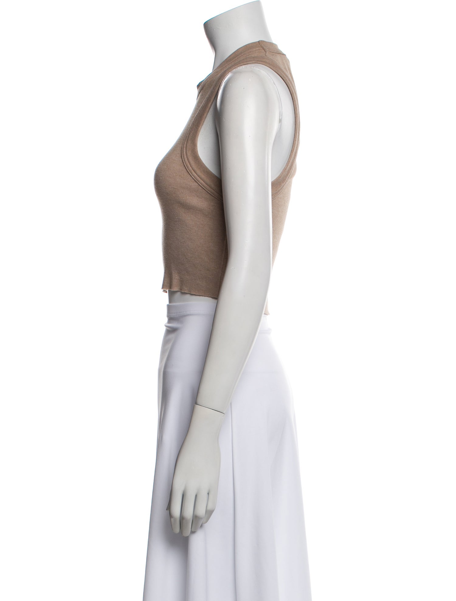 KITH Crew Neck Sleeveless Crop Top