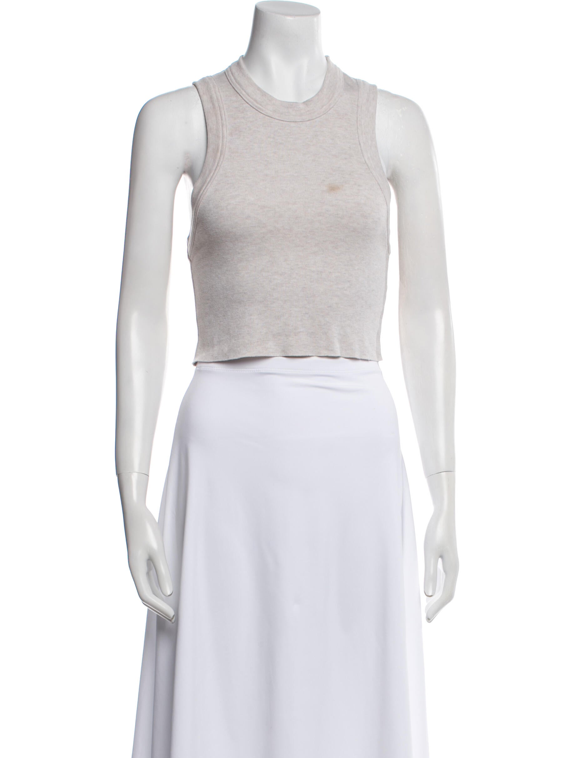 KITH Crew Neck Sleeveless Crop Top